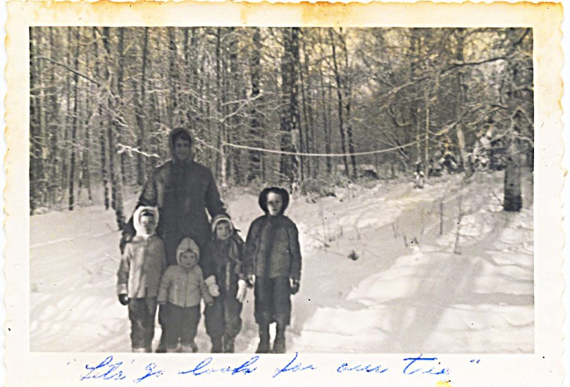 1957 heading out on the Christmas tree hunt
