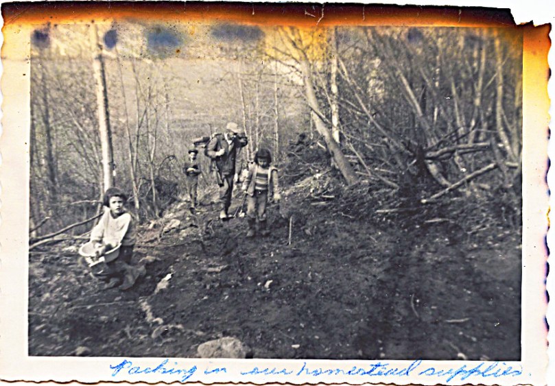 1959 May - Me, Linda, walking the mountain - cool boots!