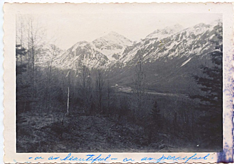 195 view of the land, note the snow line, not sure of the month here but I think it was May