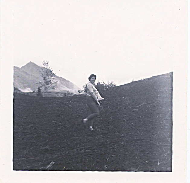 1960 - I think, Mom planting the fields