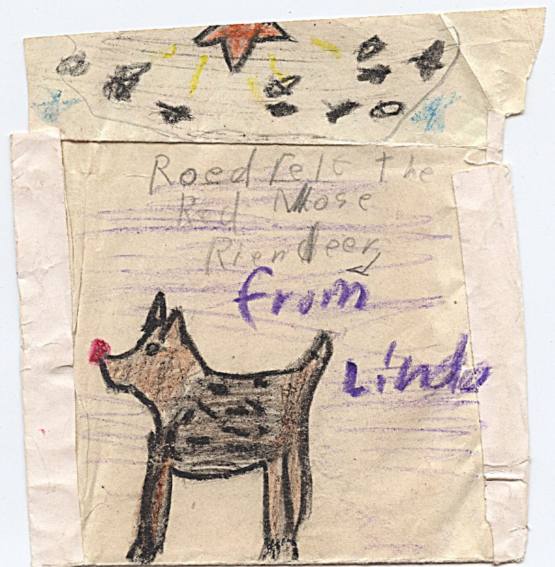 This is the other side of the envelope with flap open