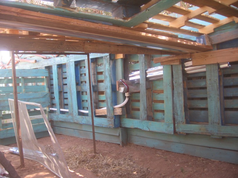 So I dare say what severe early abuse survivors are missing out on in abilities we make up for with sheer determination, creativity and ingenuity.  Now I can reach my irrigation filter - made from screen in an old door someone gave me a long time ago.  I KNEW I would need it someday